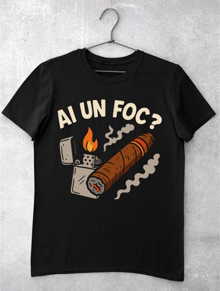 tricou ai un foc haios