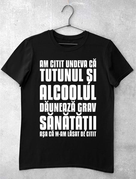 tricou am citit undeva
