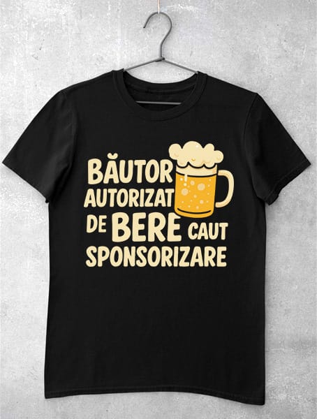 tricou bautor autorizat de bere