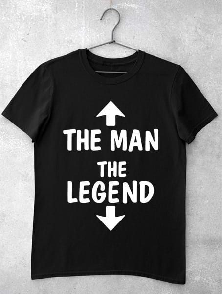 tricou funny the man the legend