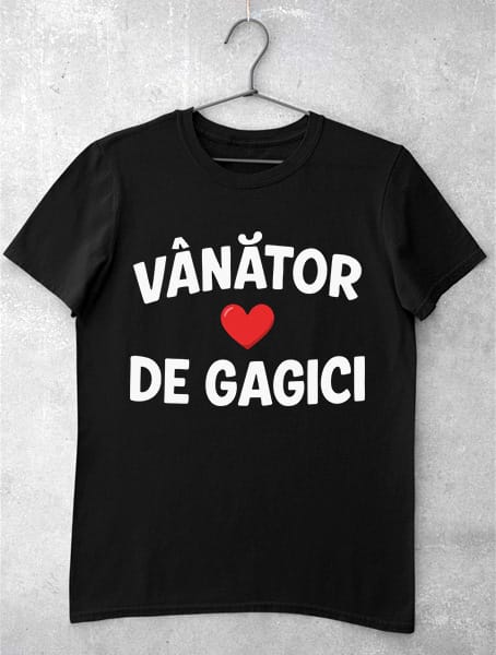 tricou funny vanator de gagici