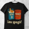 tricou iau spaga negru