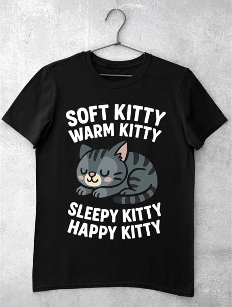 tricou pisica soft warm kitty