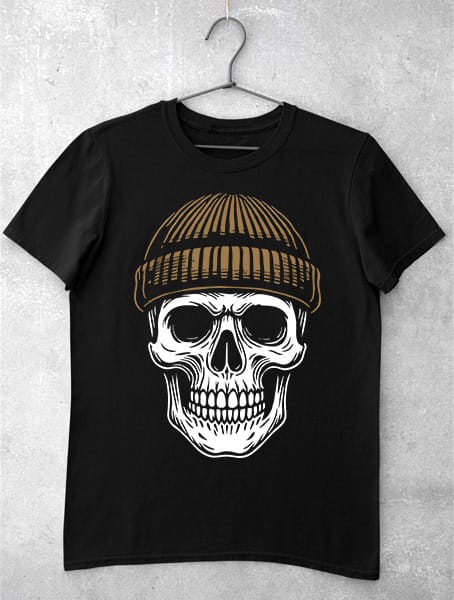 tricou schelet skull cap