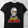 tricou silence i kill you negru