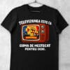 tricou televiziunea este ca guma de mestecat pentru ochi