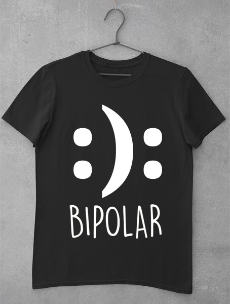 tricou bipolar negru