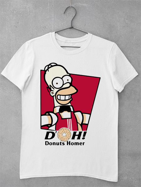 tricou donuts homer