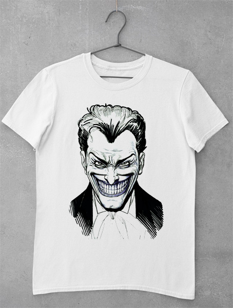 tricou drawed joker