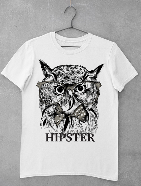 tricou hipster owl