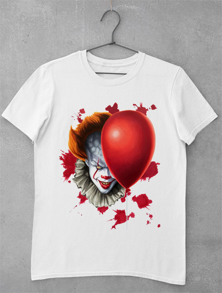 tricou it clown balon