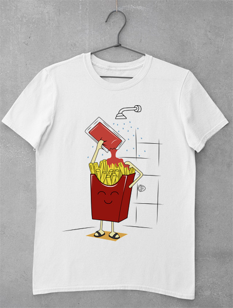 tricou ketchup shower