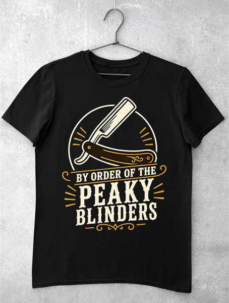 tricou peaky blinders negru