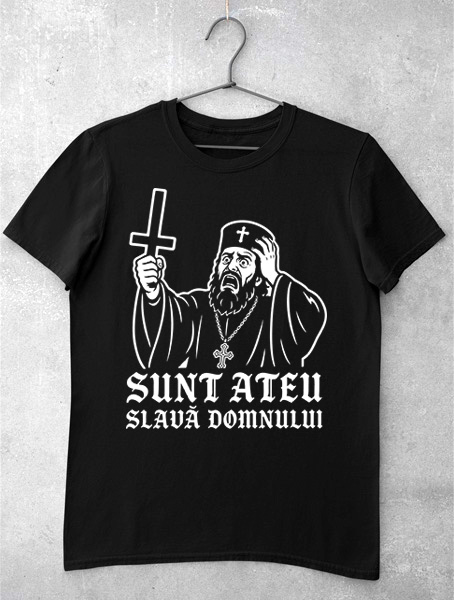 tricou preot sunt ateu