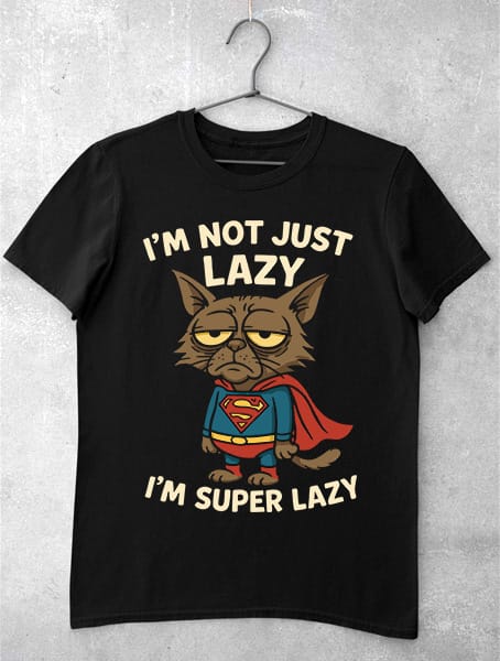 tricou super lazy
