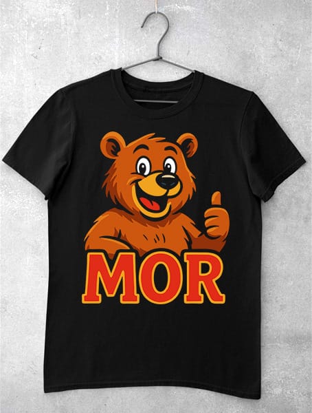 tricou ursu mor