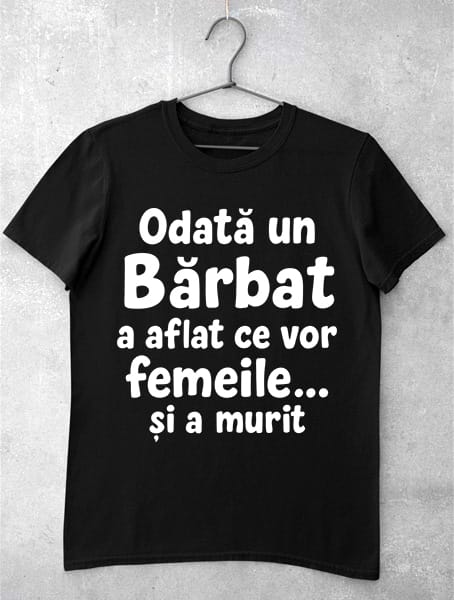 tricou haios odata un barbat