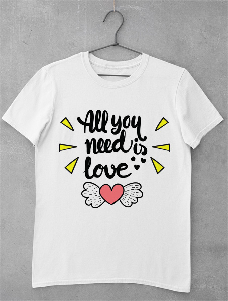 tricou all you need is love