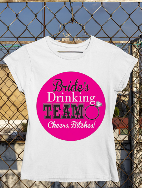 tricou brides drinking team