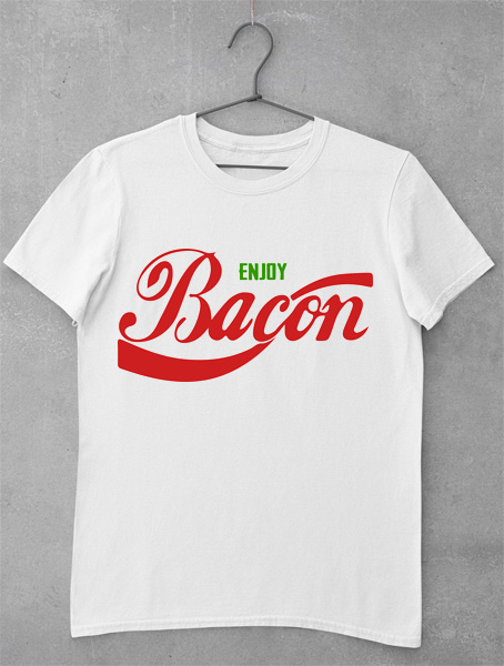 tricou enjoy bacon