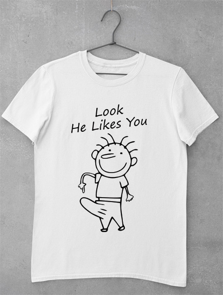 tricou he likes you