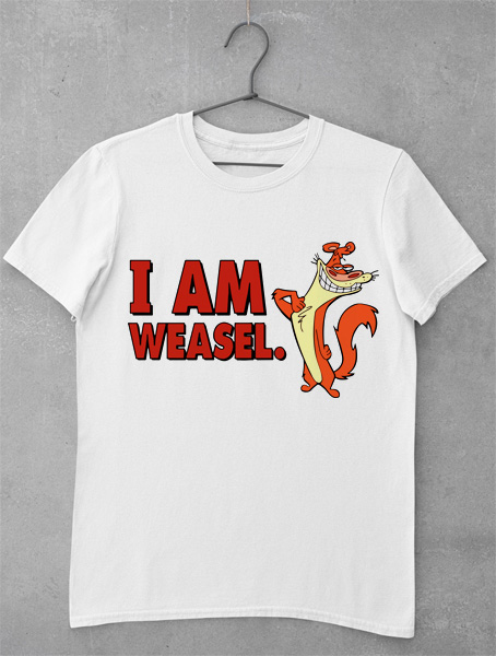 tricou i am weasel