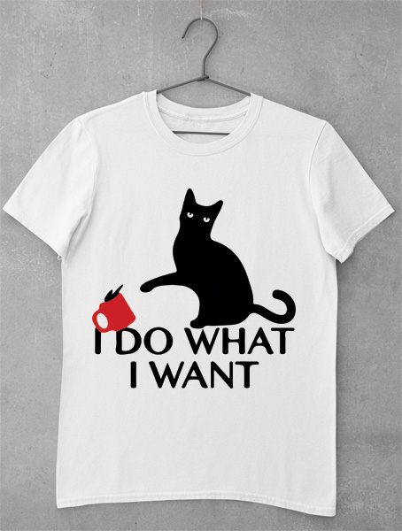 tricou pisica fac ce vreau