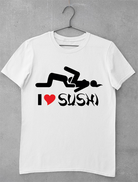 tricou i love sushi