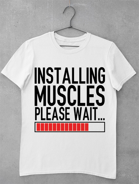 tricou installing muscle