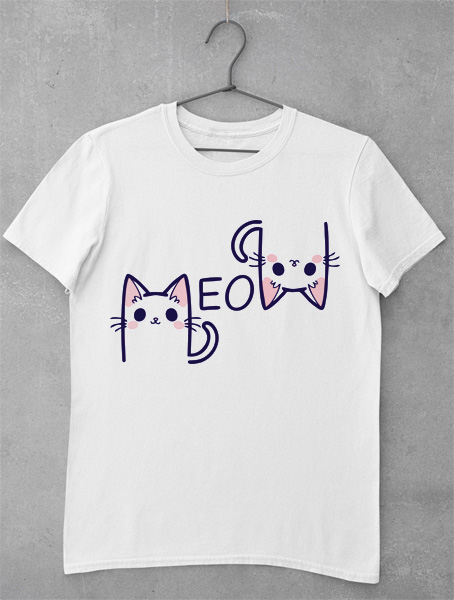 tricou meow meow