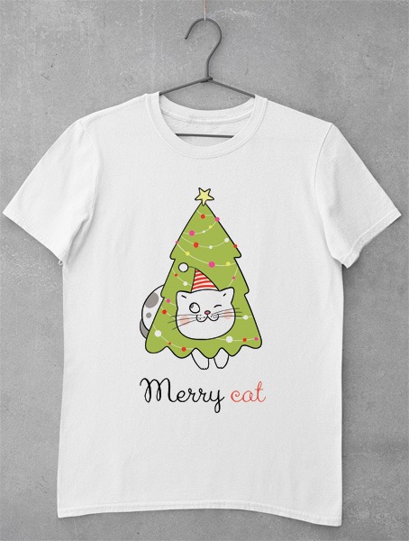 tricou merry cat
