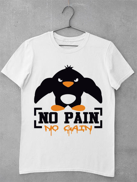 tricou no pain no gain