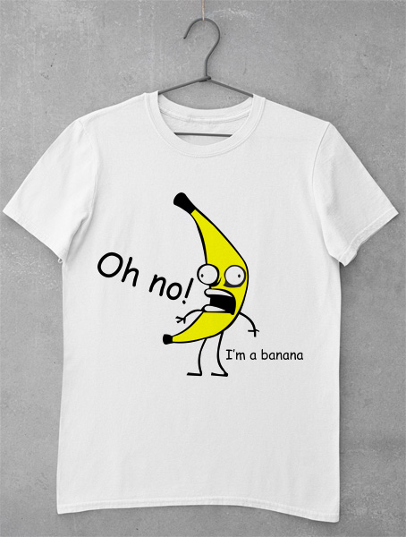 tricou oh no banana