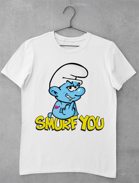 tricou smurf you