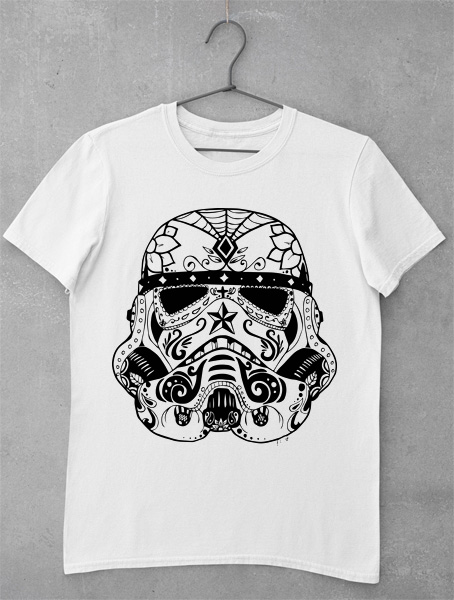 tricou star wars skull