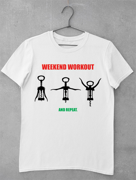 tricou weekend workout