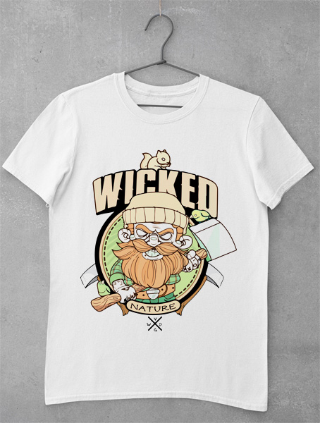 tricou wicked nature