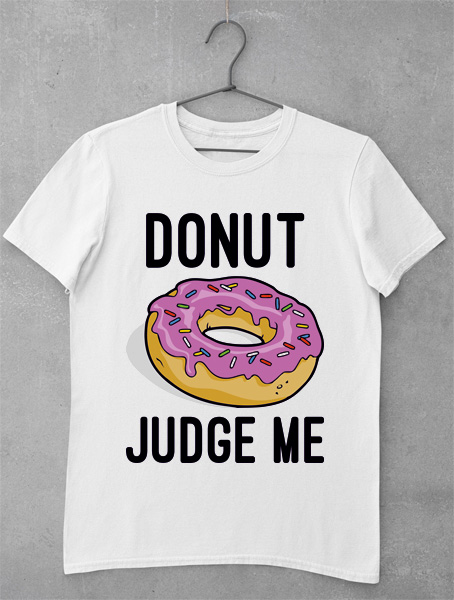 tricouri cu mesaje funny donut