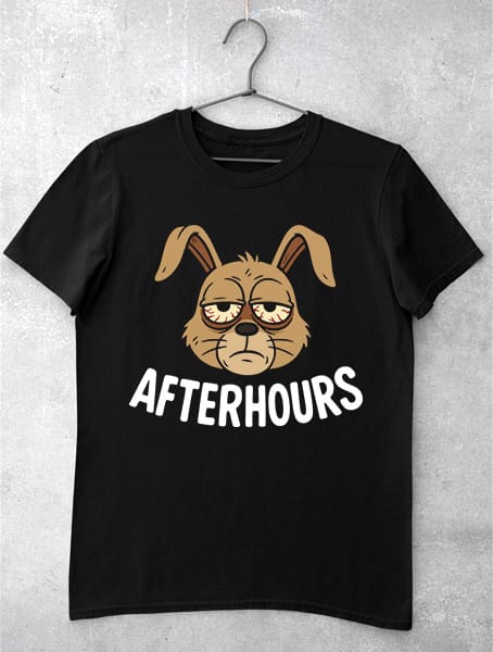 tricou afterhours iepure