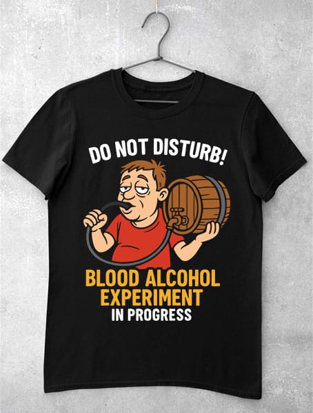 tricou dnd alcohol experiment