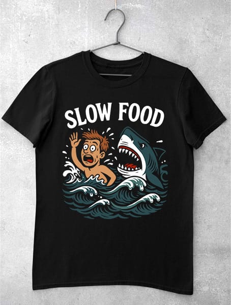 tricou funny slowfood