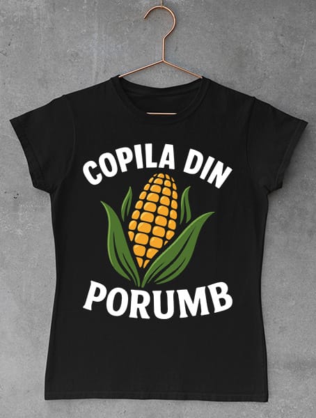 tricou haios copila din porumb