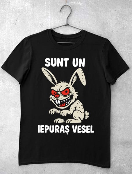 tricou iepuras vesel