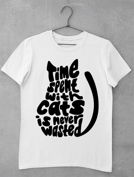 tricou time spent with cats
