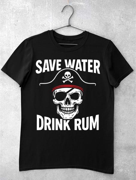 tricou save water drink rom