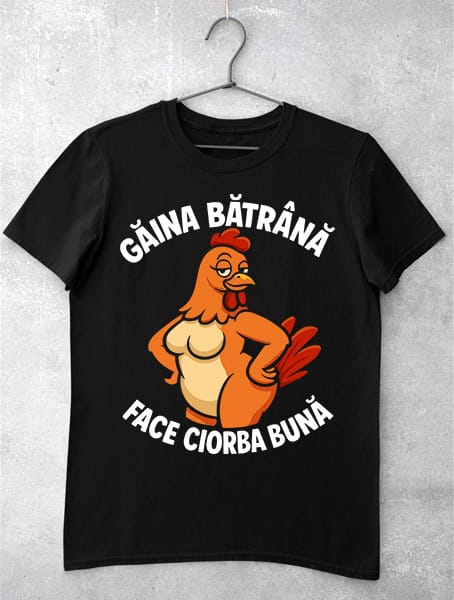 tricou gaina batrana amuzant