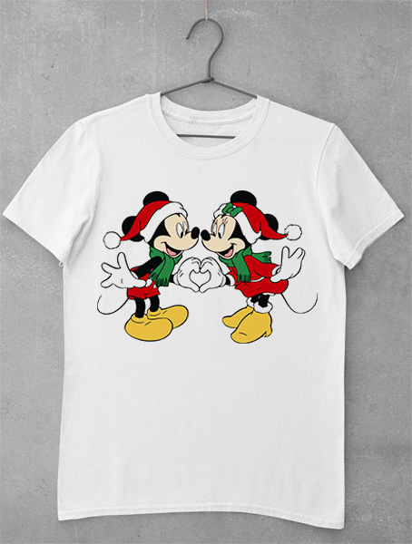 Tricouri Craciun - Mickey si Minnie