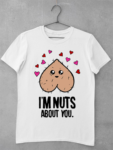 tricouri personalizate nuts about you