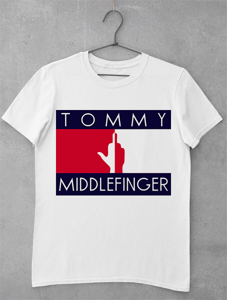 tricou tommy middlefinger