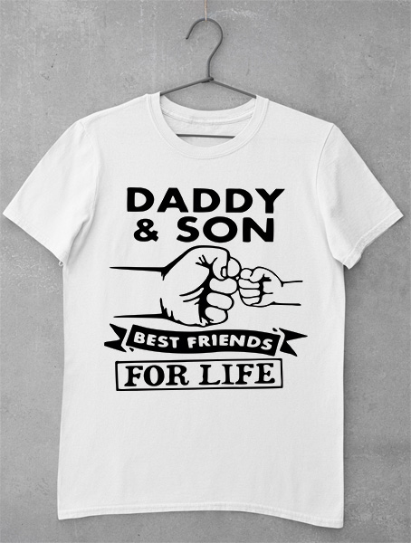 Tricou Daddy and Son Best Friends